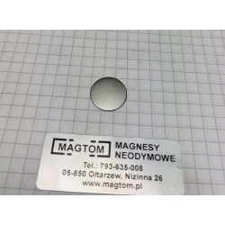 Magnes neodymowy MW 15x1 [N38]