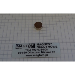 Magnes neodymowy MW 12x4 [N38]