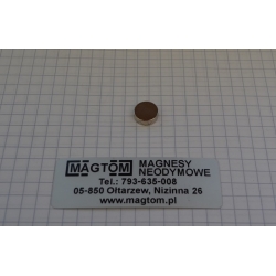 Magnes neodymowy MW 10x3 [ N38]