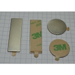 Magnesy neodymowe z klejem 3M