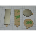 Magnesy neodymowe z klejem 3M