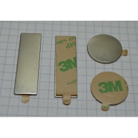 Magnesy neodymowe z klejem 3M