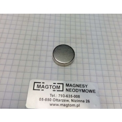 Magnes neodymowy MW 18x5 [N38]