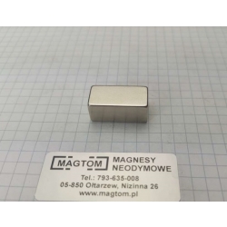 Magnes neodymowy MPŁ 24x12x10 [N38]