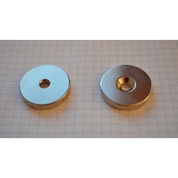 Magnes neodymowy okrągły pod wkręt MP 30-10.4/5.5x5 [N38]