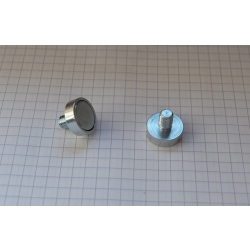 Uchwyt magnetyczny C16L z magnesem neodymowym [M6/ N 38]