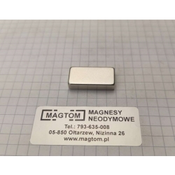 Magnes neodymowy MPŁ 24x12x5 [N38]