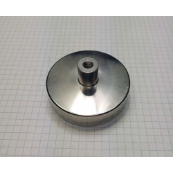 Uchwyt magnetyczny D60L z magnesem neodymowym  [M6/ N 38]