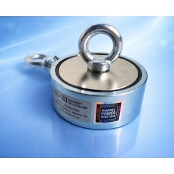 Uchwyt magnetyczny do poszukiwań w wodzie F-97x40 N50 2xM10 F300x2 POWER 600Kg