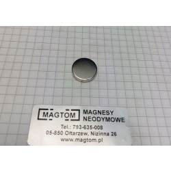 Magnes neodymowy MW 15x2 [N38]