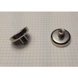 Uchwyt magnetyczny D32 z magnesem neodymowym [M5/ N 38]