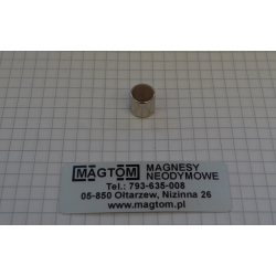 Magnes neodymowy MW 10x10 [N38]