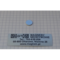 Magnes neodymowy MW 10x1 [N38]
