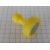 Magnes do tablicy UMT 19x25 z plastikową rączką żółty pionek