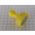 Magnes do tablicy UMT 19x25 z plastikową rączką żółty pionek