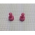 Pionek do tablic UMT 12x20 magnes z plastikową rączką różowy