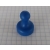 Magnes do tablicy UMT 19x25 z plastikową rączką NIEBIESKI pionek