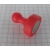 Magnes do tablicy UMT 19x25 z plastikową rączką CZERWONY pionek