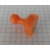 Magnes do tablicy UMT 19x25 z plastikową rączką POMARAŃCZOWY pionek